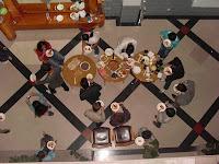 People enjoying the meal