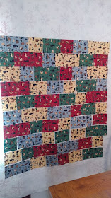 Charity quilt using The Road Trip pattern by Cluck Cluck Sew