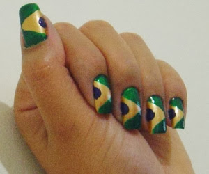 Sugestões de Unhas Decoradas de Times