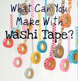 Washi Tape Ideas, what to do with washi tape