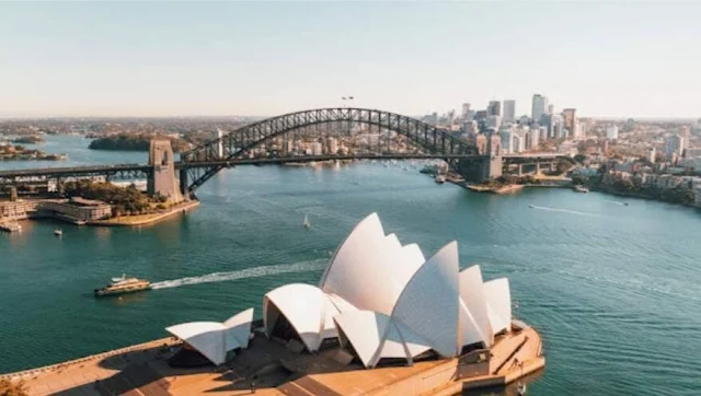 Sydney Opera House And Sydney Harbour Bridge