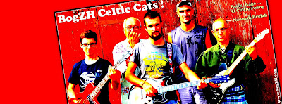 Photo du groupe breton de Rock 'n' Roll Celtique Punk - Folk BogZH Celtic Cats !