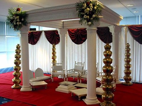 indian wedding reception decorations