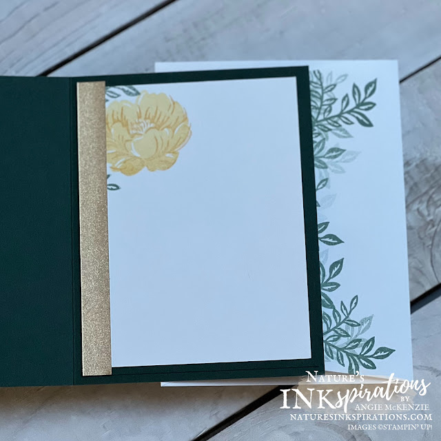 Two-Tone Flora Thank You card (inside) | Nature's INKspirations by Angie McKenzie