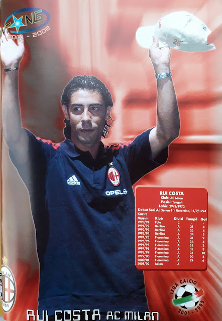 BINTANG 2001-2002 RUI COSTA (AC MILAN)