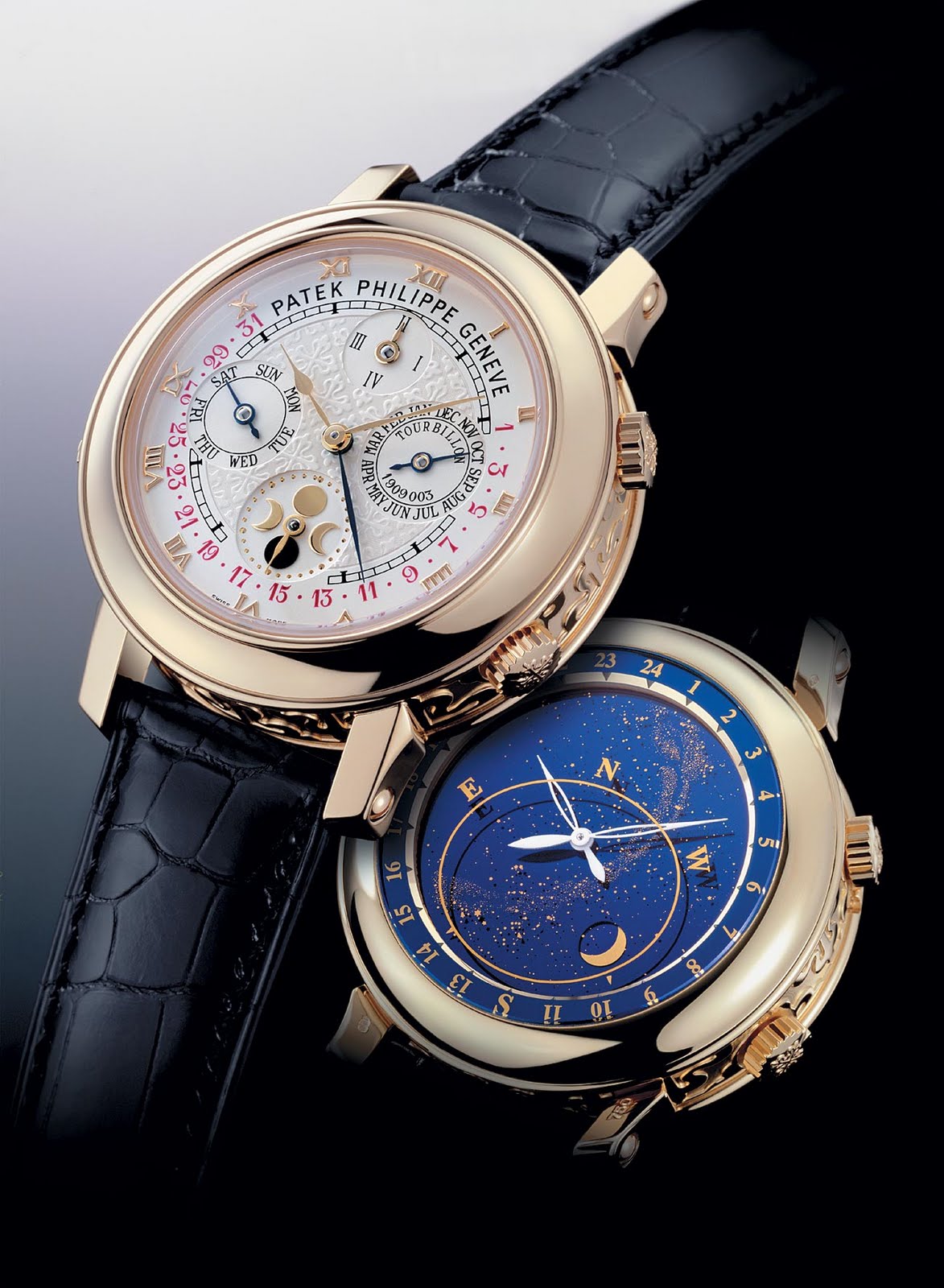 Patek Philippe-Sky moon Tourbillon is the most expensive watch in the ...