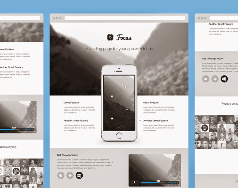 Focus PSD Theme