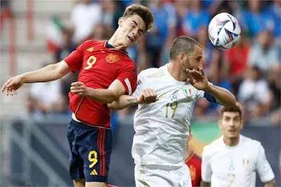 ملخص مباراة إسبانيا وإيطاليا في نصف نهائي دوري الأمم الأوروبية