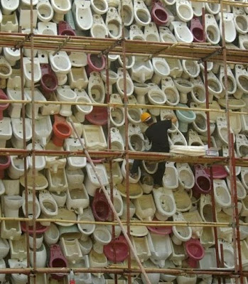 Unseen Weird Toilet Waterfall In China