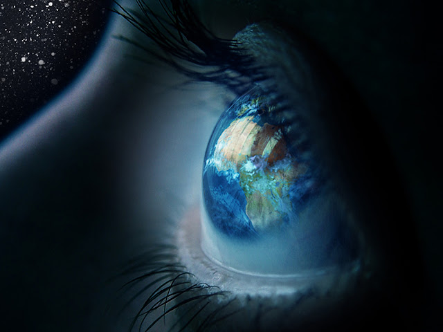 The world I see,blue eyes,planet Earth