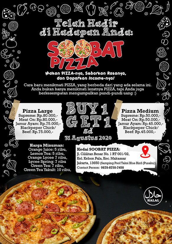 Soobat Pizza Launching Bertepatan dengan Tahun Baru Islam 1 Muharram 1442 H