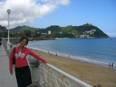 Beach of La Concha in San Sebastian