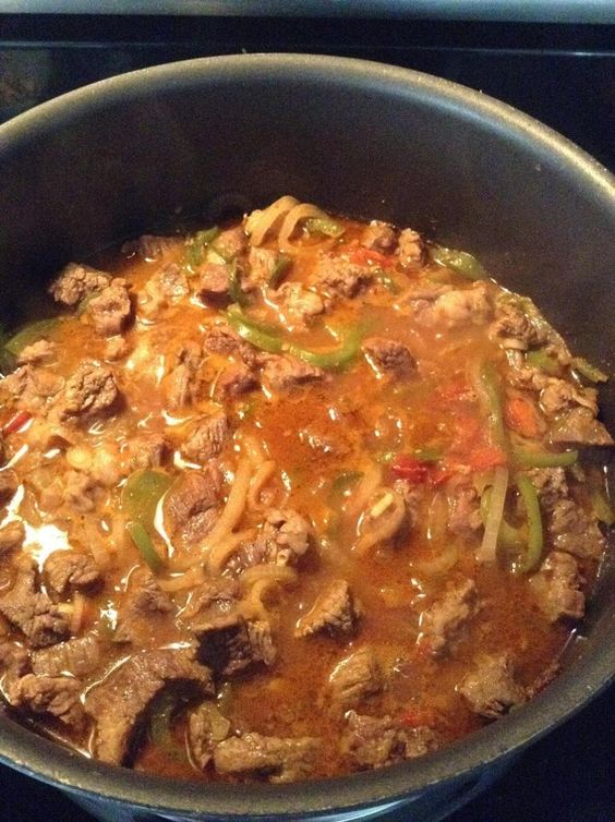 If you're missing a Taste of San Antonio, this Carne Guisada recipe will take you back to Fiesta!!! I've used this in the place of Chili for Chili Cheese Dogs and have also made Frito Pie using the Carne Guisada and it was out of this world!!! Better than Taco Cabana's Carne Guisada, perfect for Breakfast tacos, served in a Torta