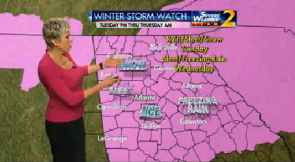 Atlanta weather | Worst of storm may not hit until Wednesday