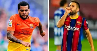 Jordi Alba level up with Dani Alves in list of Barcelona most prolific defender