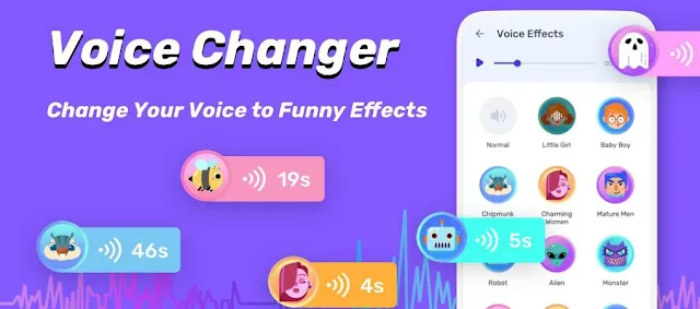 تنزيل Free Voice Changer   تطبيق تغيير الصوت الجذاب والمضحك لنظام الاندرويد