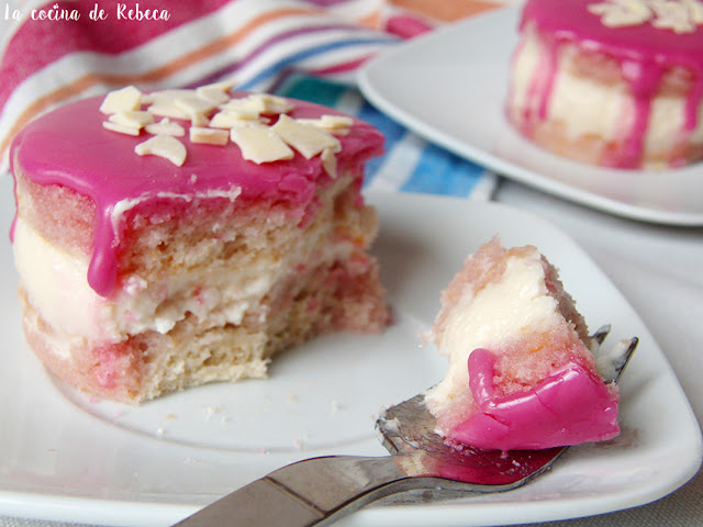 Tarta de sidra y frutos rojos