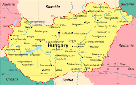 Map of Hungary