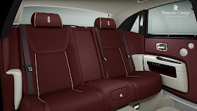 The interior features dark red leather seats that have Singapore’s iconic Merlion stitched into each headrest.