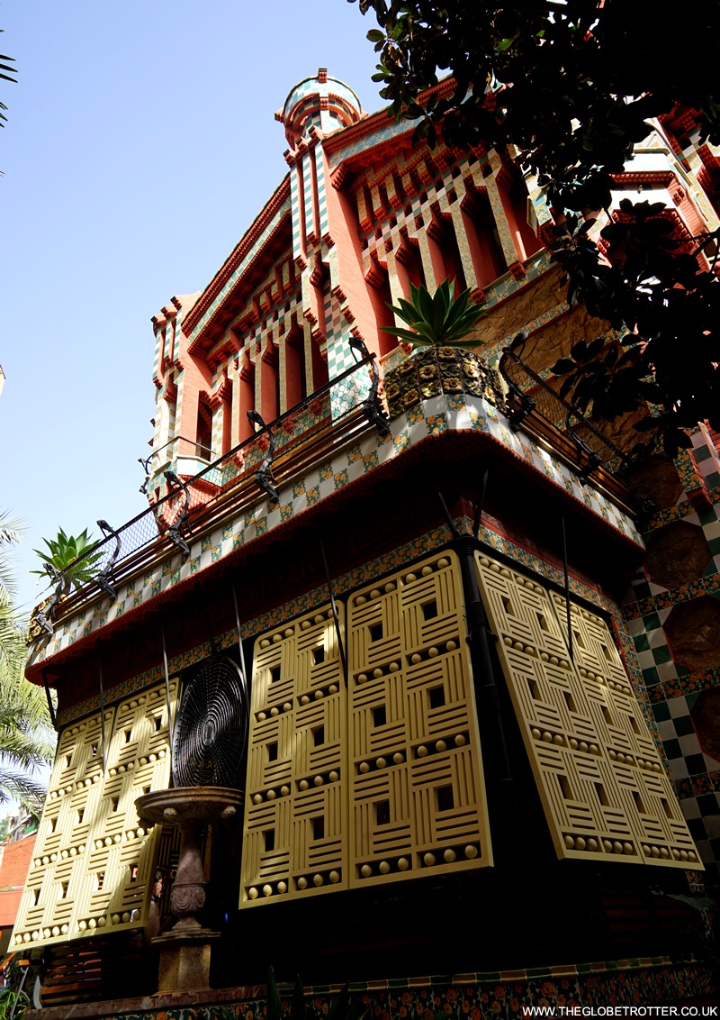 The Covered Porch at Casa Vicens