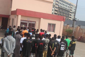 INTERNET CRIMES: EFCC Confirms Arrest Of 14 FUTA Undergraduates In Midnight Raid.