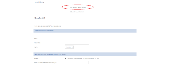 Jesteś nowym klientem