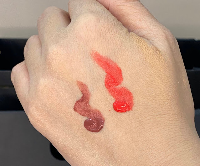 A swatch photo of NARS Air Matte Lip Colors Review