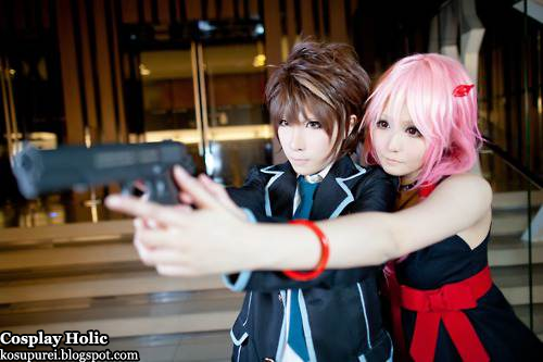 guilty crown cosplay - ouma shu and yuzuriha inori