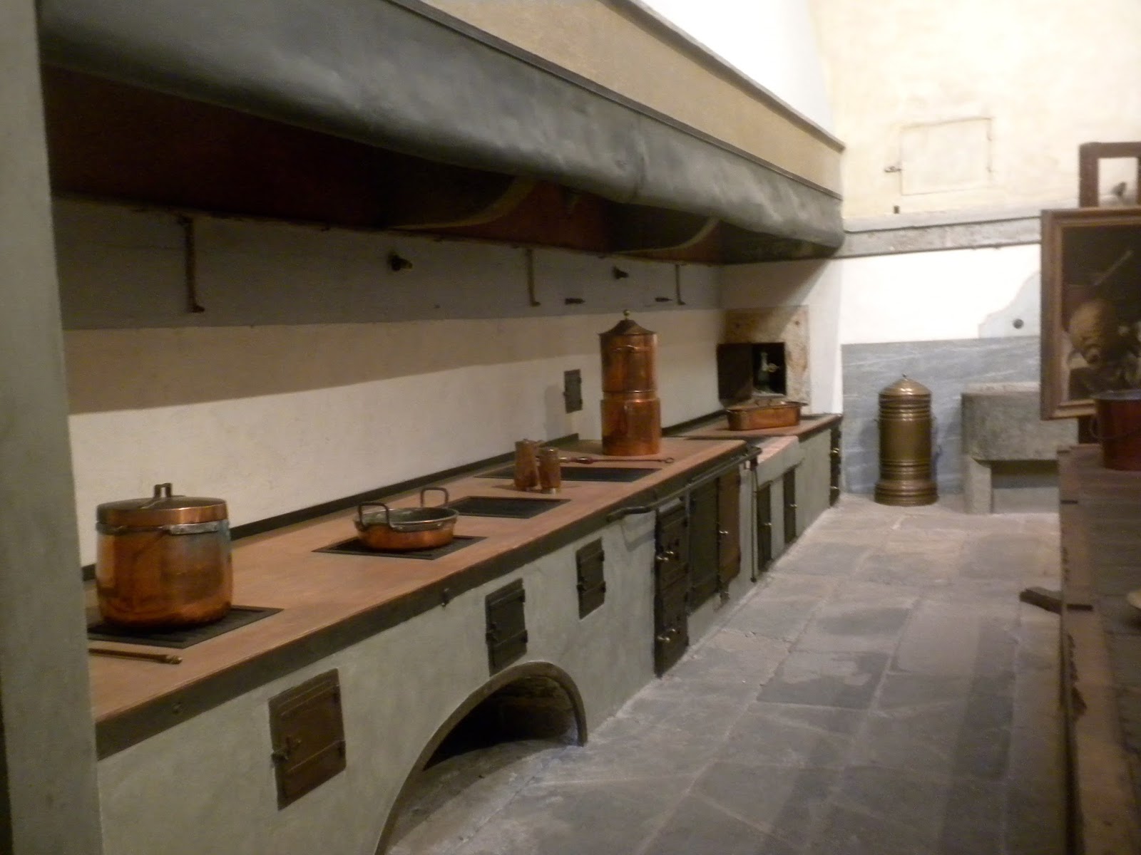 From A Tuscan Hillside The Big Kitchen At The Pitti Palace