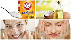 Baking Soda And Coconut Oil Natural Face Cleanse