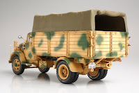 Tamiya 1/48 GERMAN 3T 4X2 CARGO TRUCK KFZ.305 (89782) Color Guide & Paint Conversion Chart　