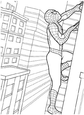 Spiderman Coloring on Spiderman Coloring Pages