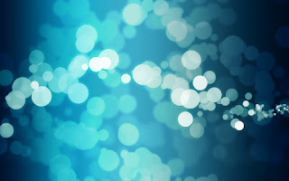 Abstract Lights Bokeh Blue Background HD Wallpaper