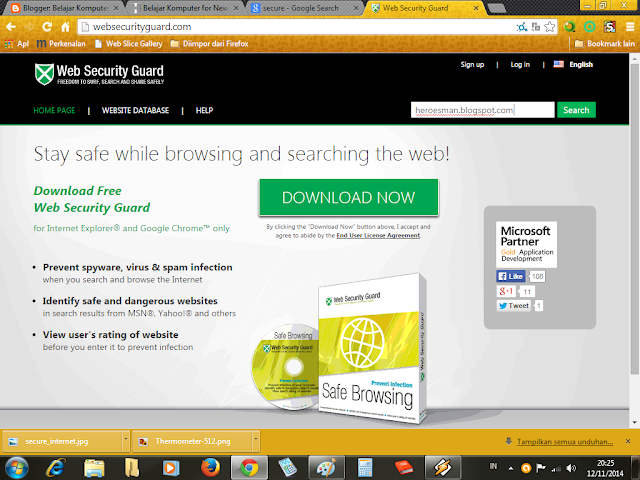 situs tempat mengecek website bervirus-web security guard