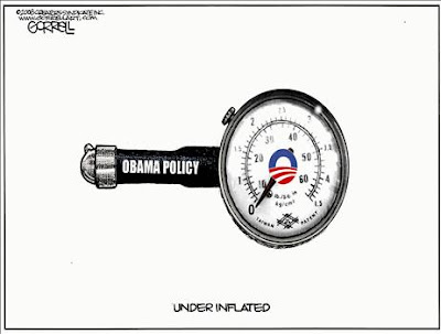 Obama's Policy: inflate tires - no oil drilling