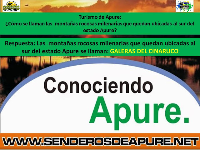 CONCURSO: Respuesta de nuestra pregunta dominguera en Conociendo Apure. 18/10/2020.