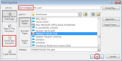 Cara Mudah dan Cepat Membuat Hyperlink di Ms Word 2007