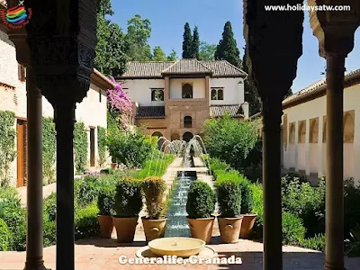 Tourist places in Granada, Spain