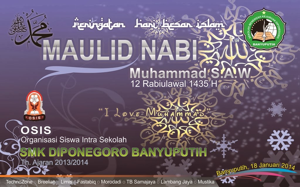 Peringatan Hari Besar Islam MAULID NABI Muhammad S.A.W 