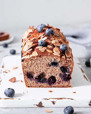 Almond And Blueberry Banana Bread