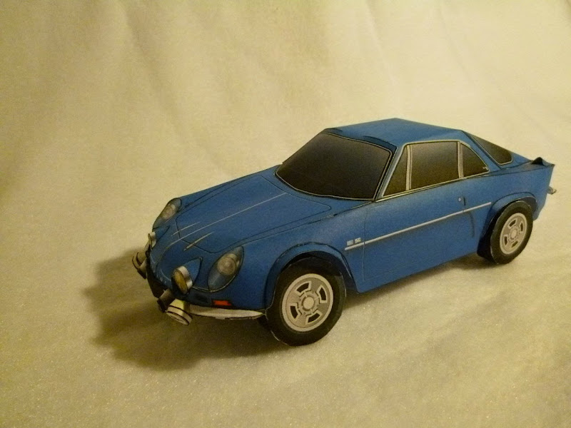 Alpine A110 Papercraft