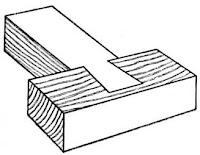 A dovetail joint