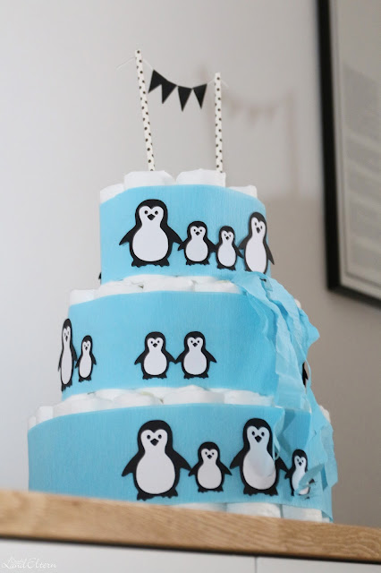 Stadtlandeltern - DIY - Windeltorte - Pinguine