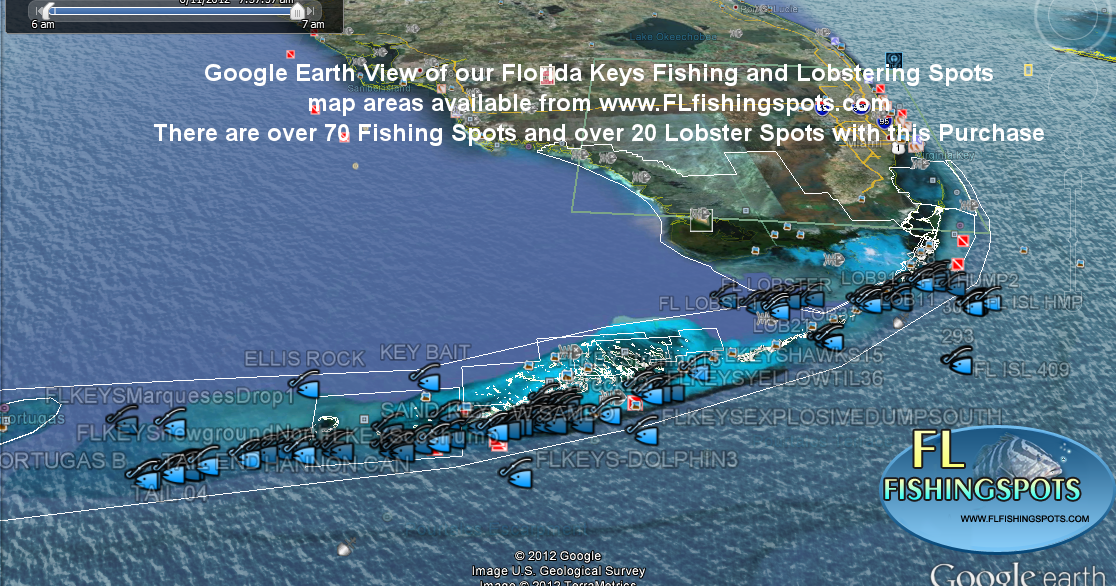 Florida Keys Fishing Maps: Florida Keys Fishing Spots