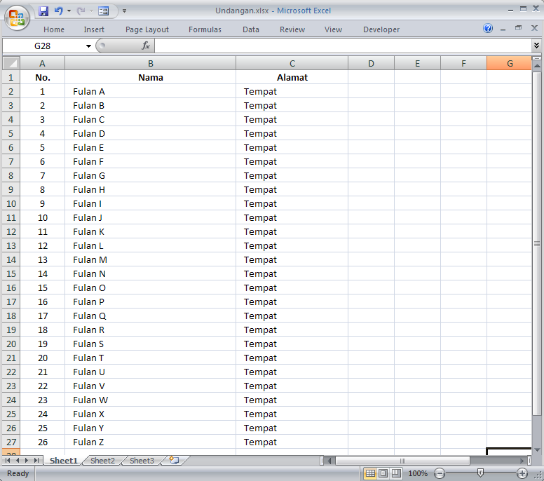 Cara Membuat Stiker Label Nama Dari Database Excel Cara Membuat Stiker Label Nama Dari Database Excel