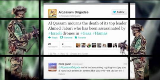 Hamas dan Israel juga berperang di Twitter