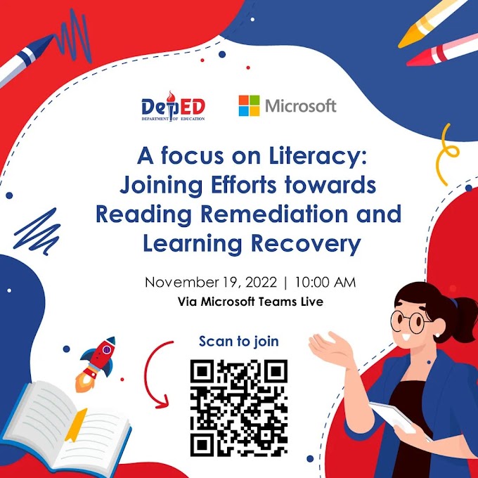 Free Webinar |  A focus on Literacy: Joining Efforts towards Reading Remediation and Learning Recovery with e-Certificate 