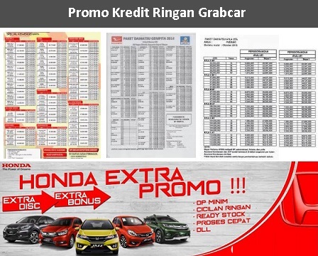 paket kredit mobil grab car brosur taksi online