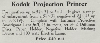 Kodak Projection Printer