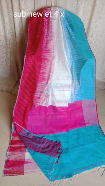  Ikkat Silk Cotton Saree